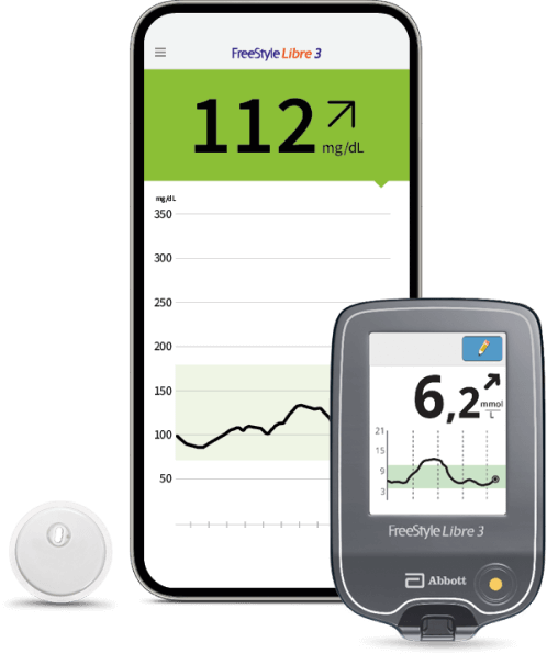 FreeStyle Libre 3 Messsystem (Sensor, App und Lesegerät)